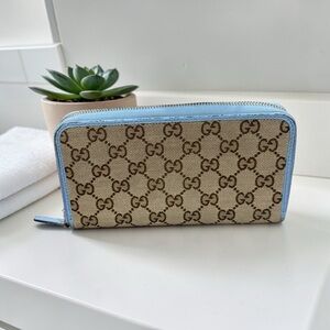 Gucci Long Canvas Wallet/3360366